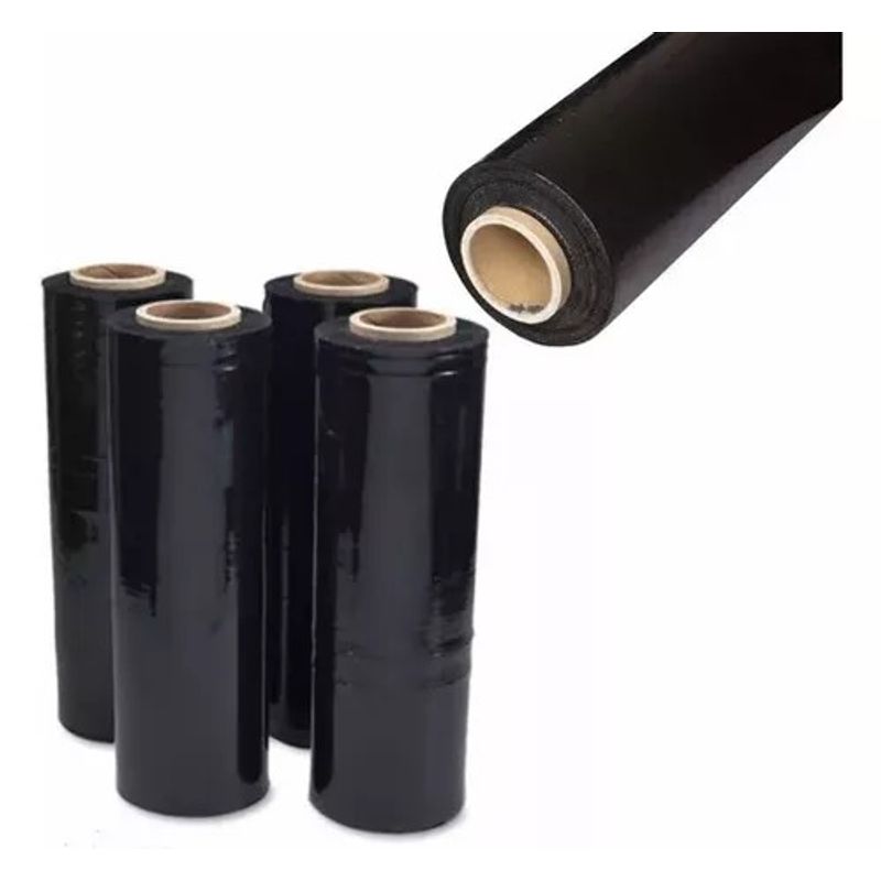 GENERICO - Vinipel Industrial Stretch Negro Embalar Mudanza 50cmx500mts