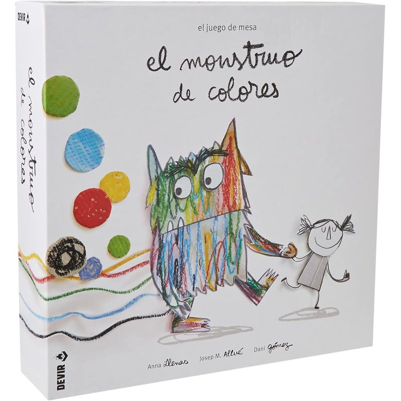 DEVIR - Juego De Mesa El Monstruo De Colores Para Niños Y Familia