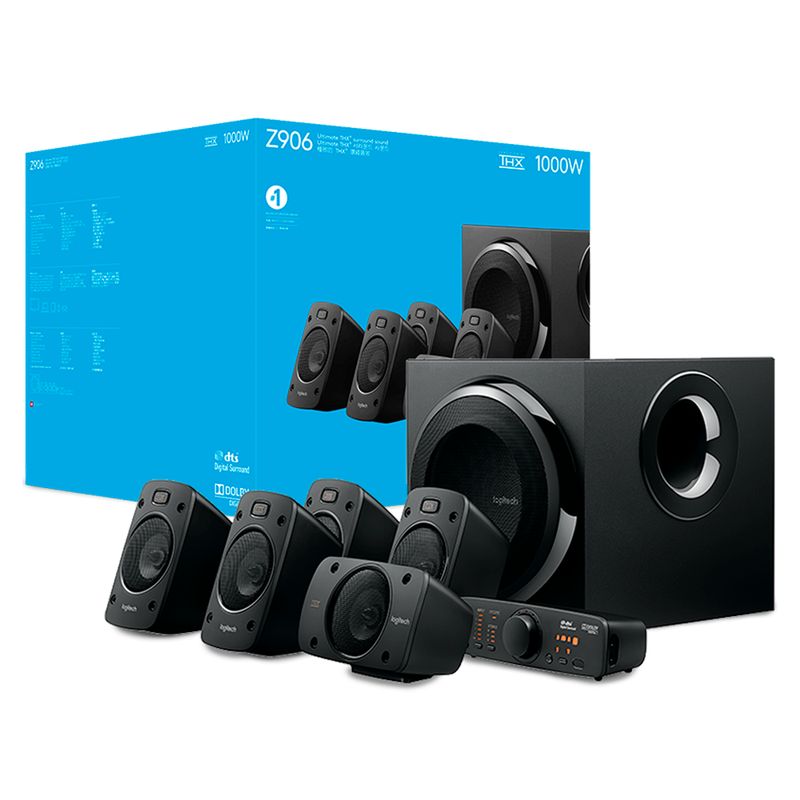 LOGITECH - Altavoces Subwoofer Logitech Z906 5.1