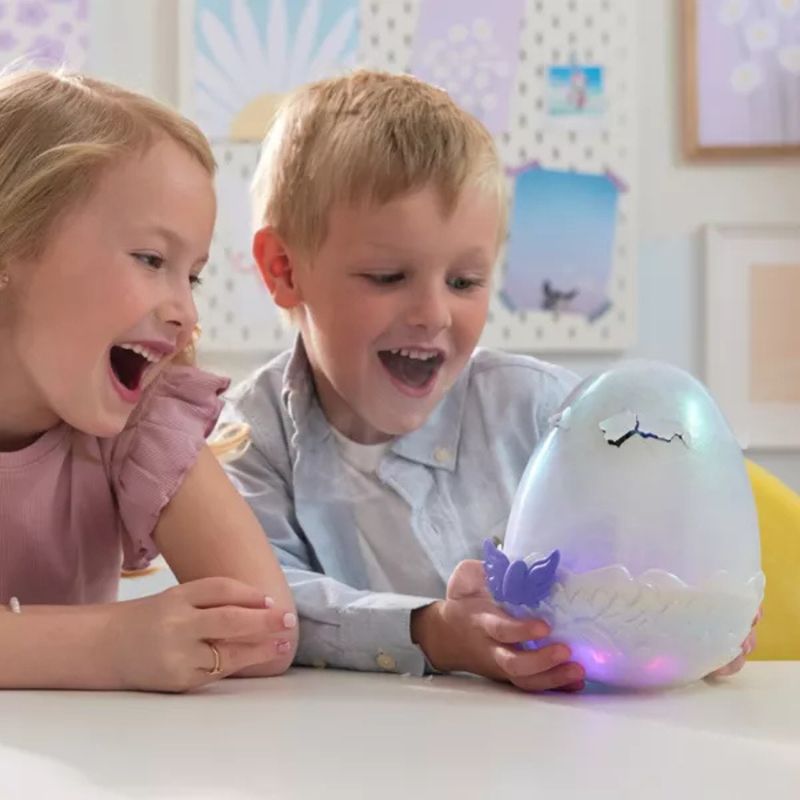 HATCHIMALS - Juguete Huevo Hatchimals Alive Mascota Interactiva - AzulNaranja