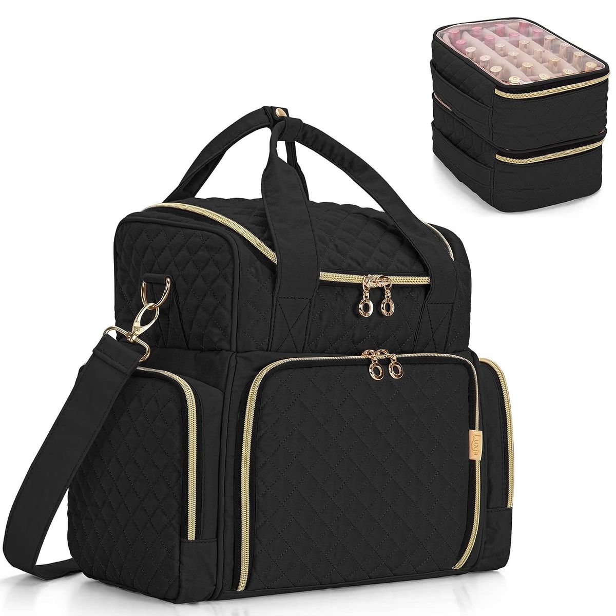 GENERAL - Bolso 48 Compartimintos Esmaltes Herramientas Uñas