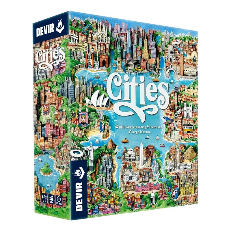 DEVIR - Juego De Mesa Cities Construcción Y Estrategia Para Adultos