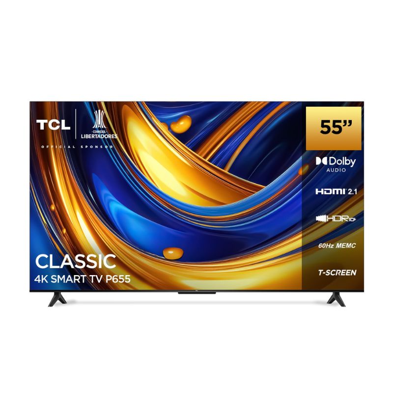 TCL - TV TCL 55" Pulgadas 139 cm 55P655 4K-UHD LED Smart TV Google