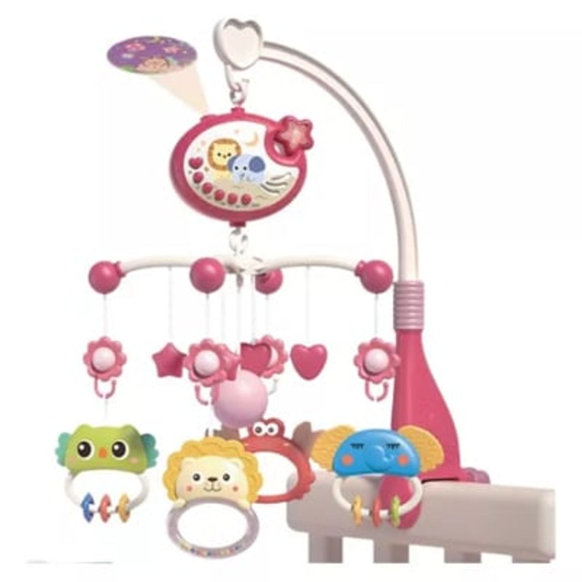 GENERICO - Movil Musical Para Cuna Bebe Con Proyector Y Control Remoto