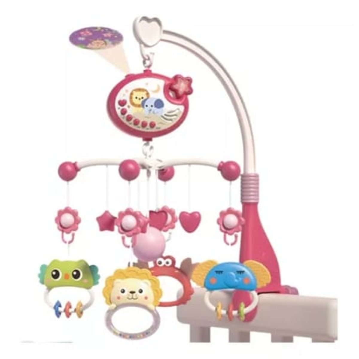 GENERICO - Movil Musical Para Cuna Bebe Con Proyector Y Control Remoto