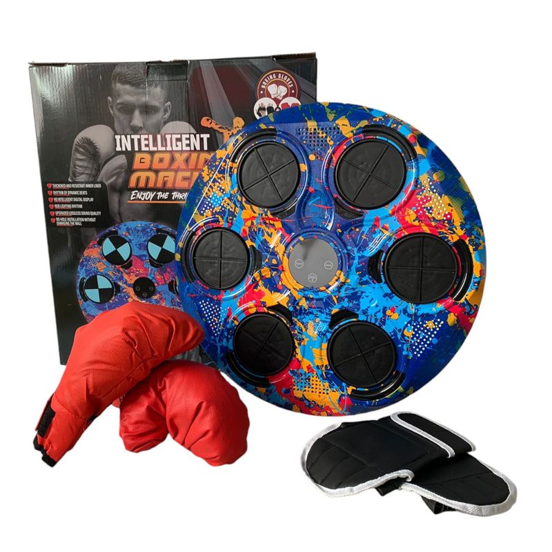 GENERICO - Máquina De Boxeo Musical Inteligente Con Guantes Azul