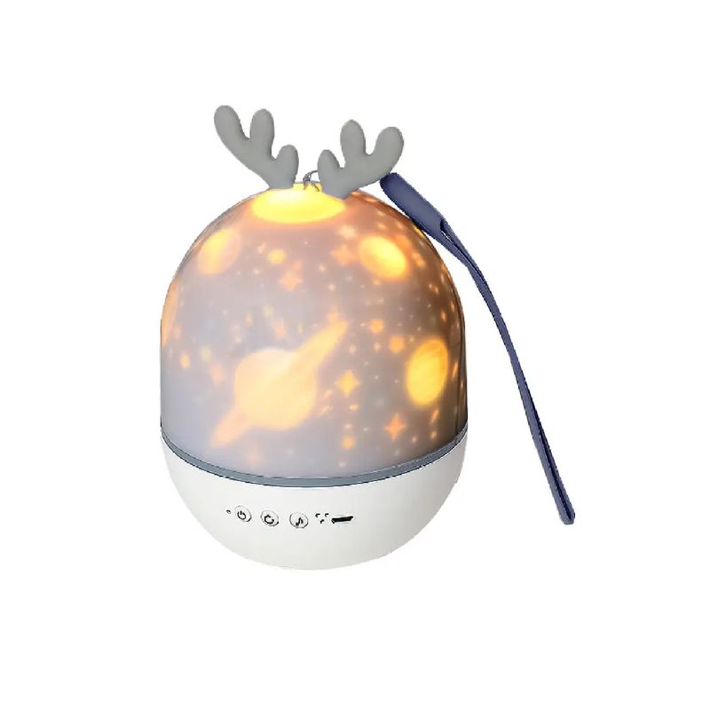 MUNDO BEBE - Proyector lampara musical para bebes y niños 8 tipos luces estrellas