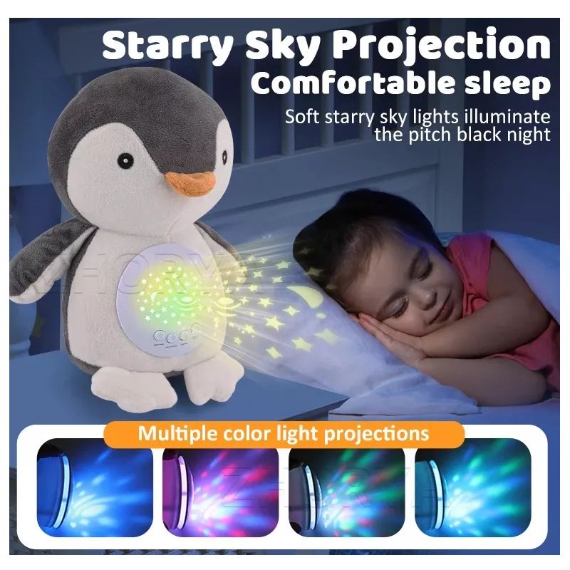 GENERICO - Peluche Muñeco Musical Y Con Proyector De Luces Estimulación