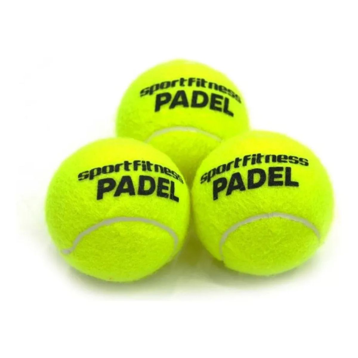 SPORT FITNESS - Set X3 Pelotas Para Padel  Sportfitness