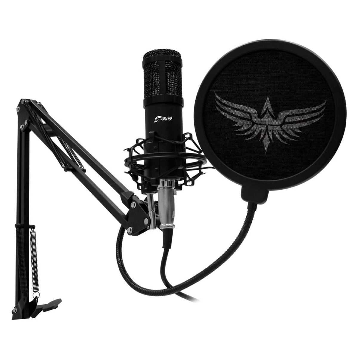 JYR TECHNOLOGY - MICROFONO PROFESIONAL GAMER CASTER CARDIOIDE