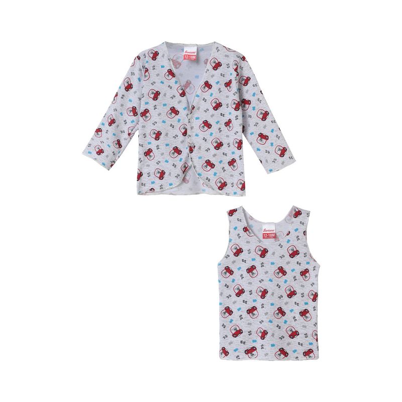 SANTANA - Camiseta Manga Larga + Esqueleto Bebé Niño Vinotino