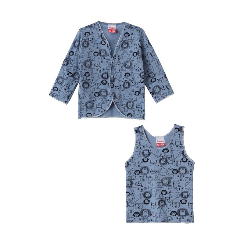 SANTANA - Camiseta Manga Larga + Esqueleto Bebé Niño Hortensia