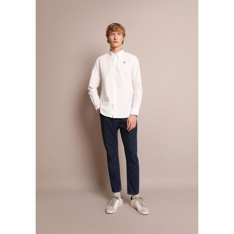 SCALPERS - Camisa oxford calavera SCALPERS Multicolor K13470WHITE