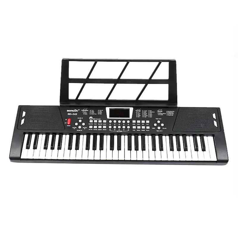 JUGANDO Y EDUCANDO - Teclado Electrónico De 54 Teclas Con Micrófono Para Niños