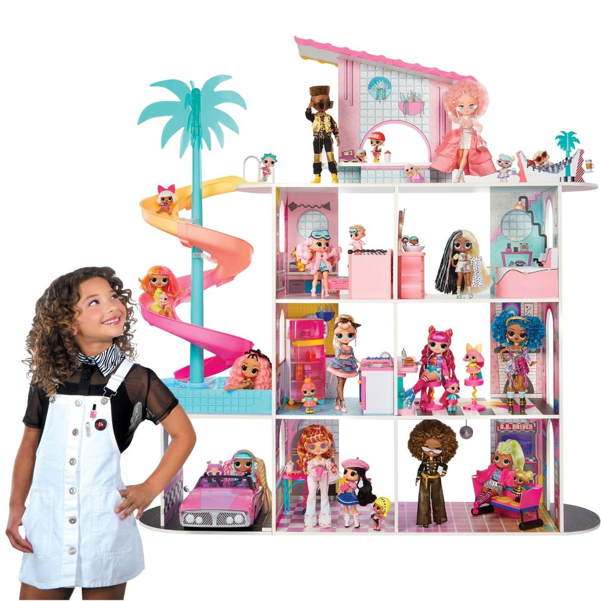 LOL - Playset LOL Surprise Casa Fashion O.M.G. Con Más de 85 Sorpresas