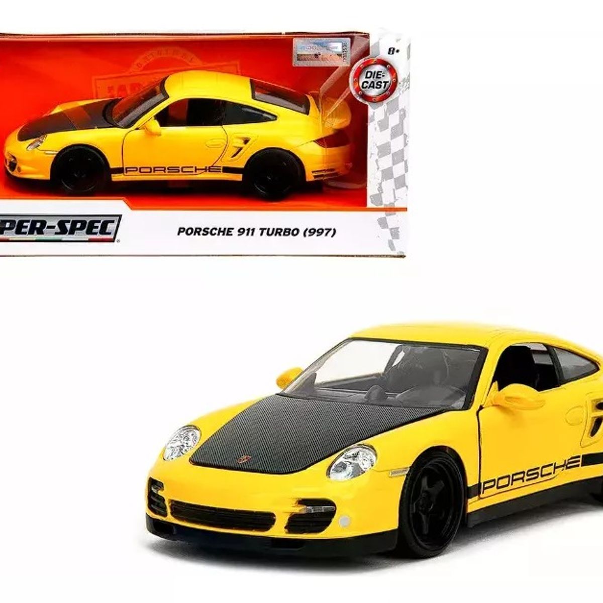 JADA TOYS - Carro Porsche 911 Turbo - Jada - Escala 1:24 Coleccion