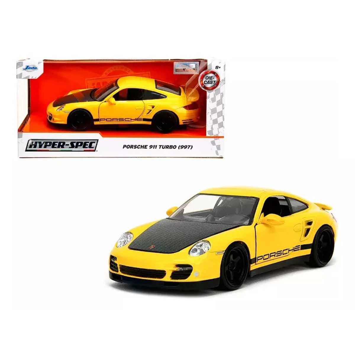 JADA TOYS - Carro Porsche 911 Turbo - Jada - Escala 1:24 Coleccion
