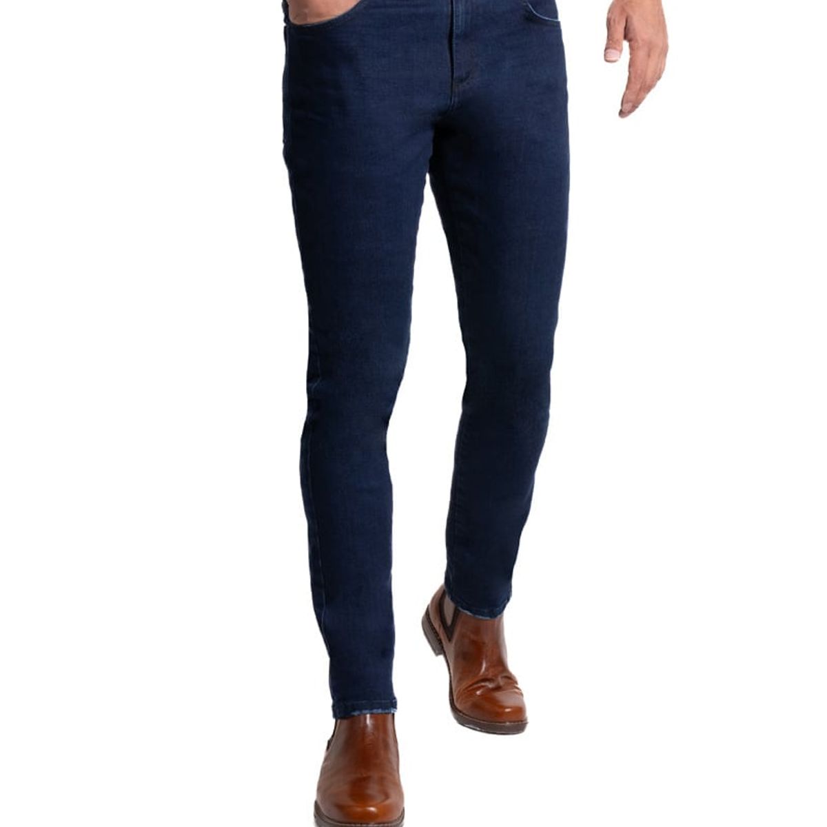 LEC LEE - Jean básico Trim para hombre color azul oscuro
