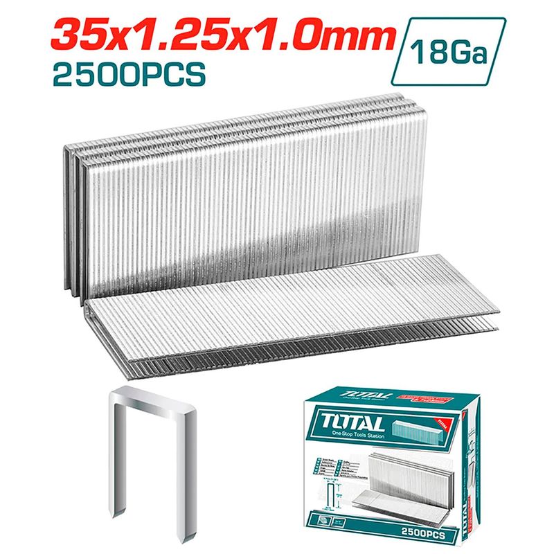 TOTAL - Grapa 35Mm Para Grapadora Neumatica Total (Tac918352)