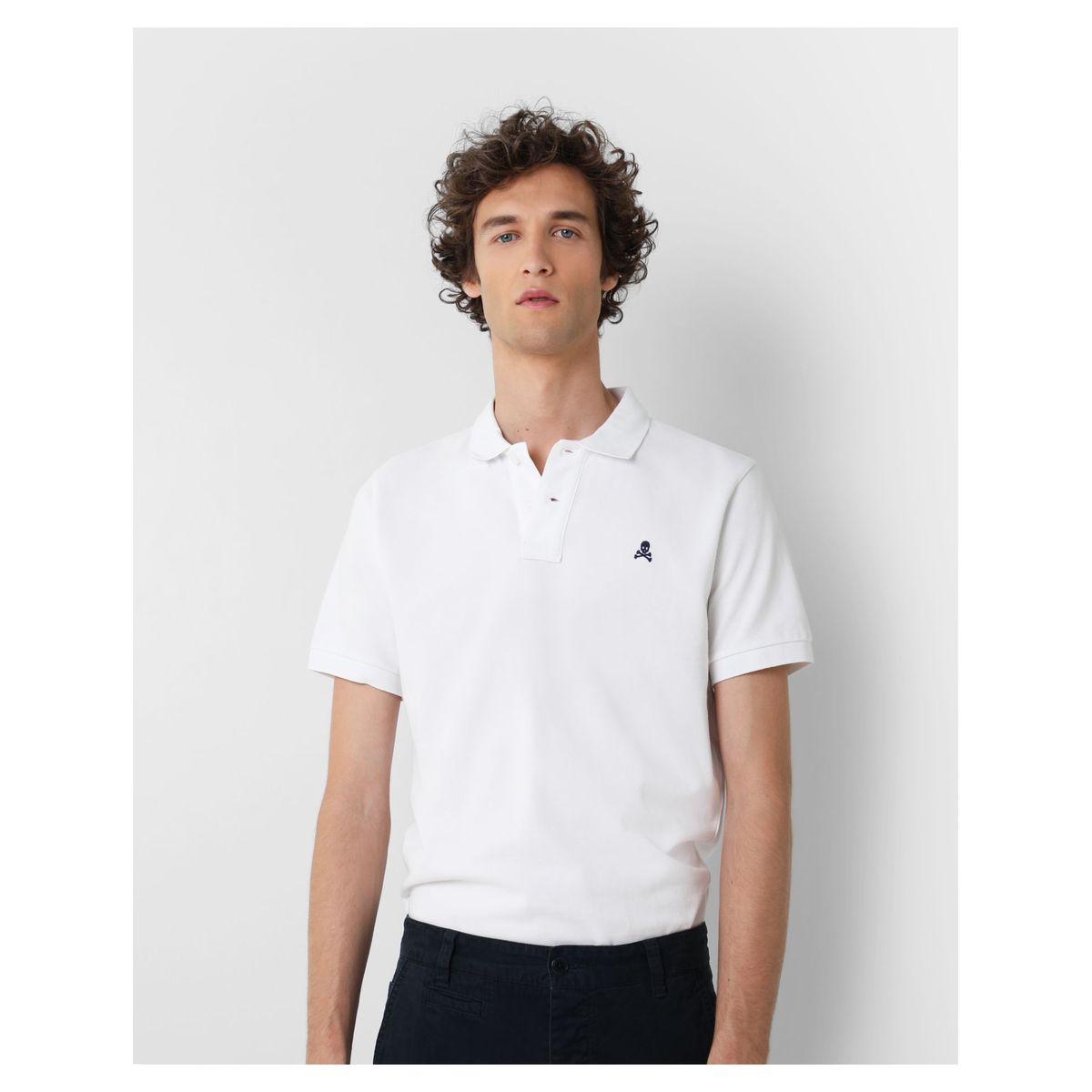 SCALPERS - Polo  basica SCALPERS Blanco 14713WHITE