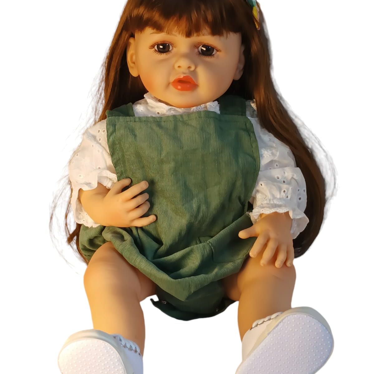 GENERICO - Muñeca Reborn Realista Silicona Completa 55cms Con Sonidos