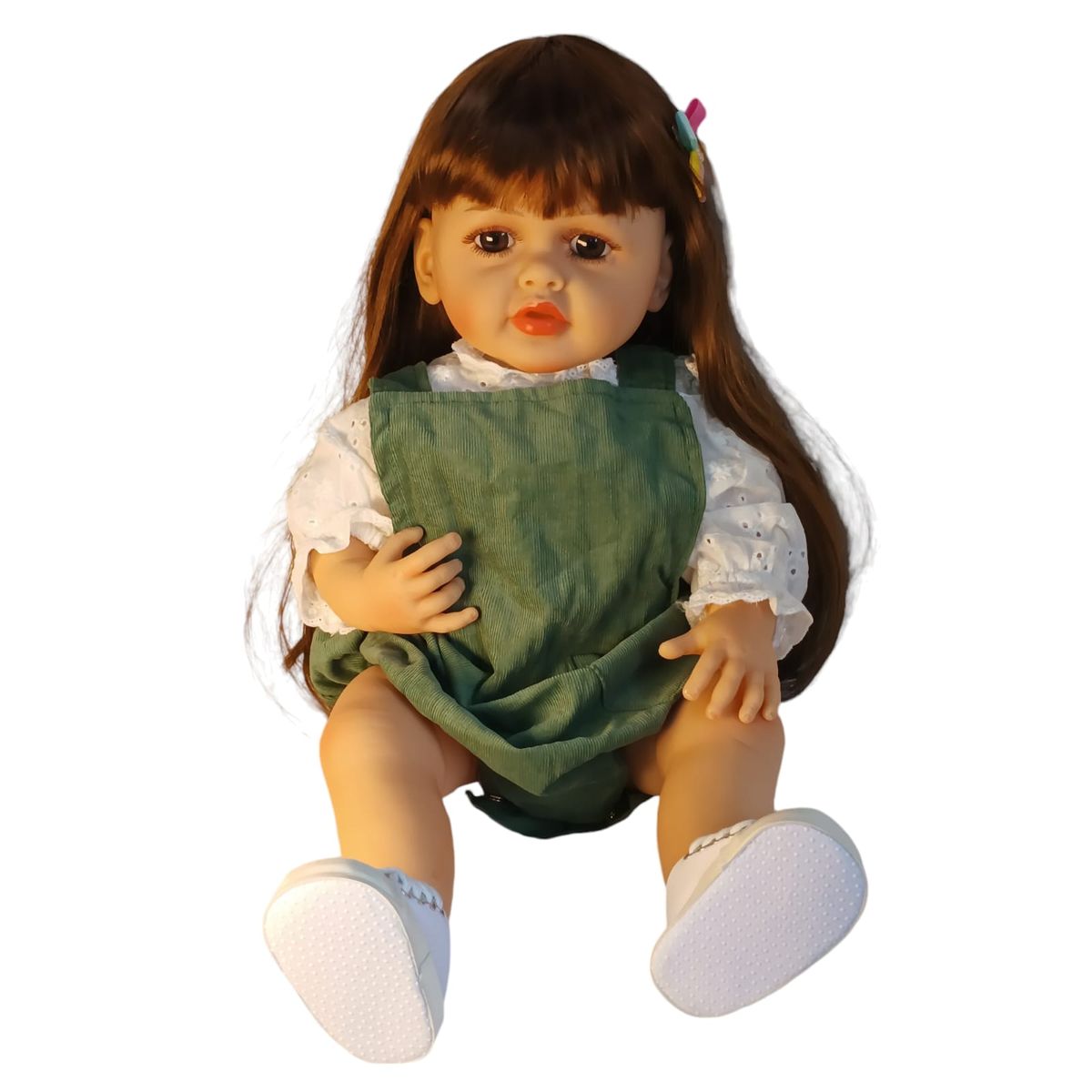 GENERICO - Muñeca Reborn Realista Silicona Completa 55cms Con Sonidos