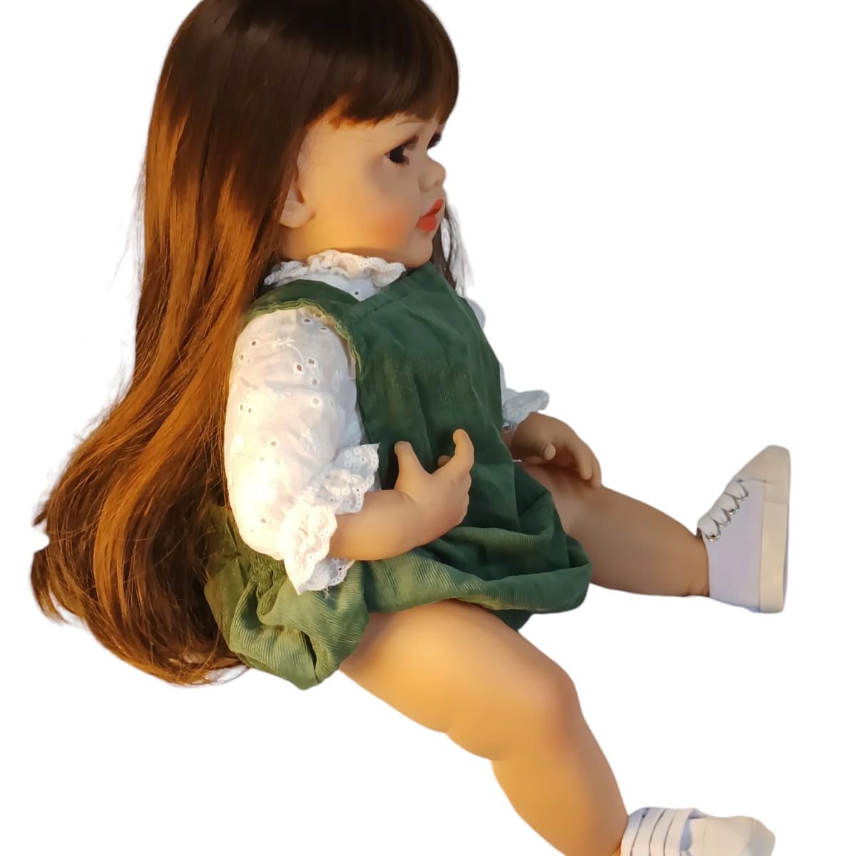 GENERICO - Muñeca Reborn Realista Silicona Completa 55cms Con Sonidos