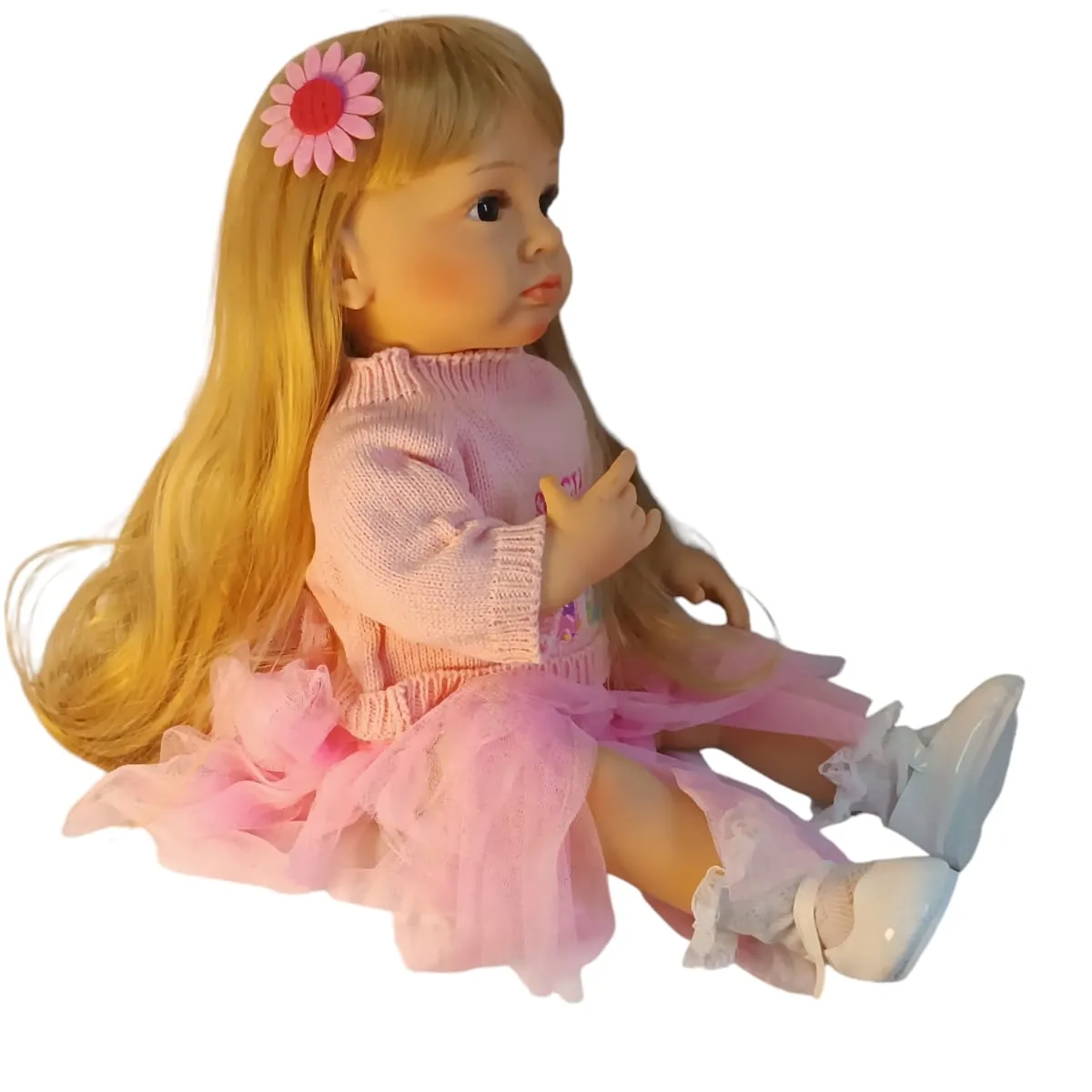 GENERICO - Muñeca Reborn Realista Silicona Completa 55cms Con Sonidos