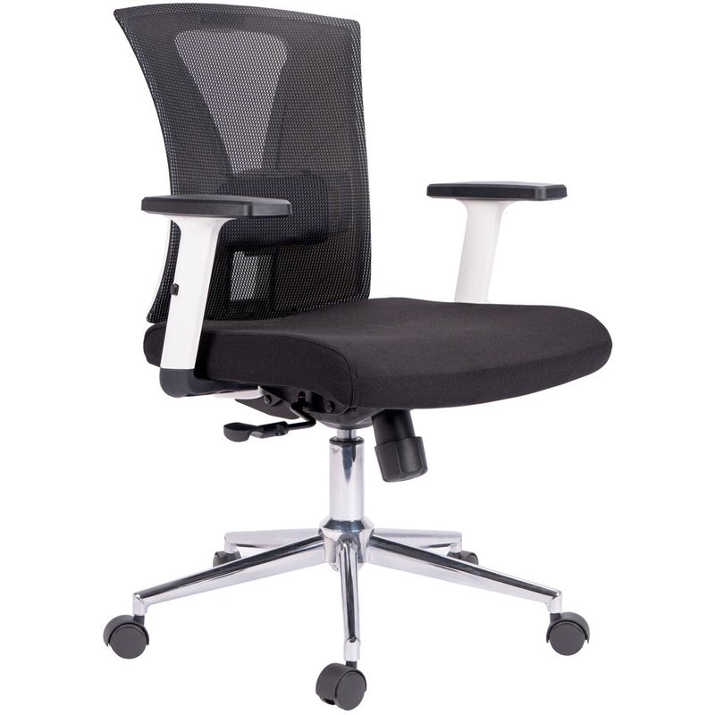 GENERICO - Silla oficina ergonómica ejecutiva Shanghai Gerente Marco Blanco