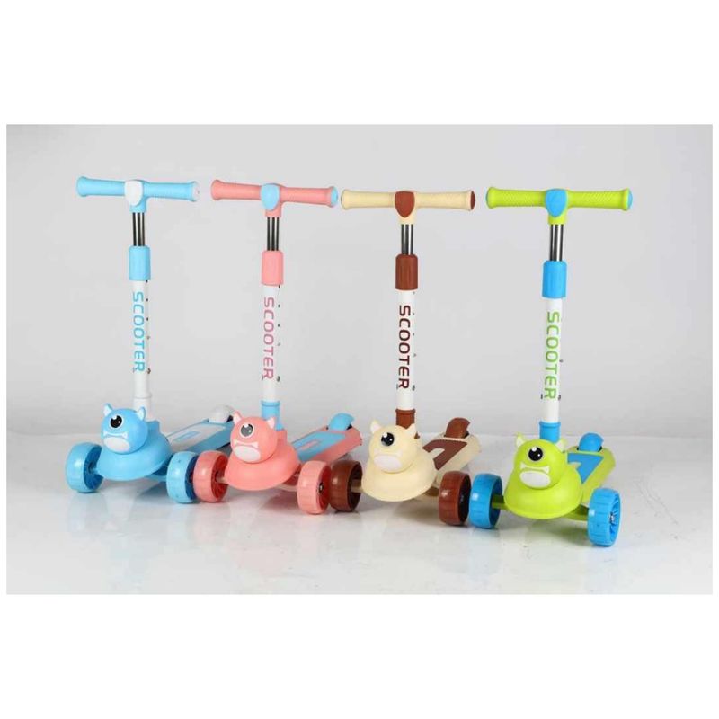 GENERICO - Patineta Scooter Monster Infantil Monopatín Azul