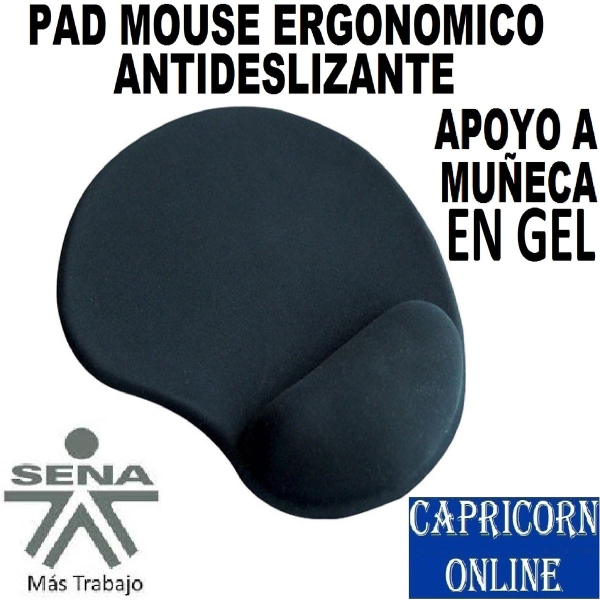 GENERICO - Pad Mouse Apoyo Muñeca En Gel