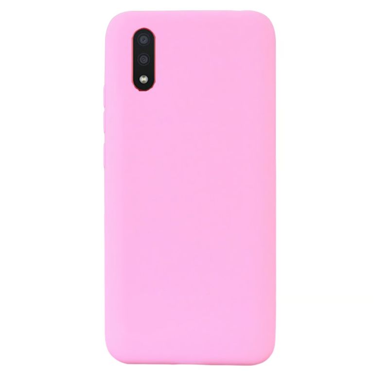 SPACE - Funda Estuche Silicone Case Compatible Con Samsung A02 Rosa