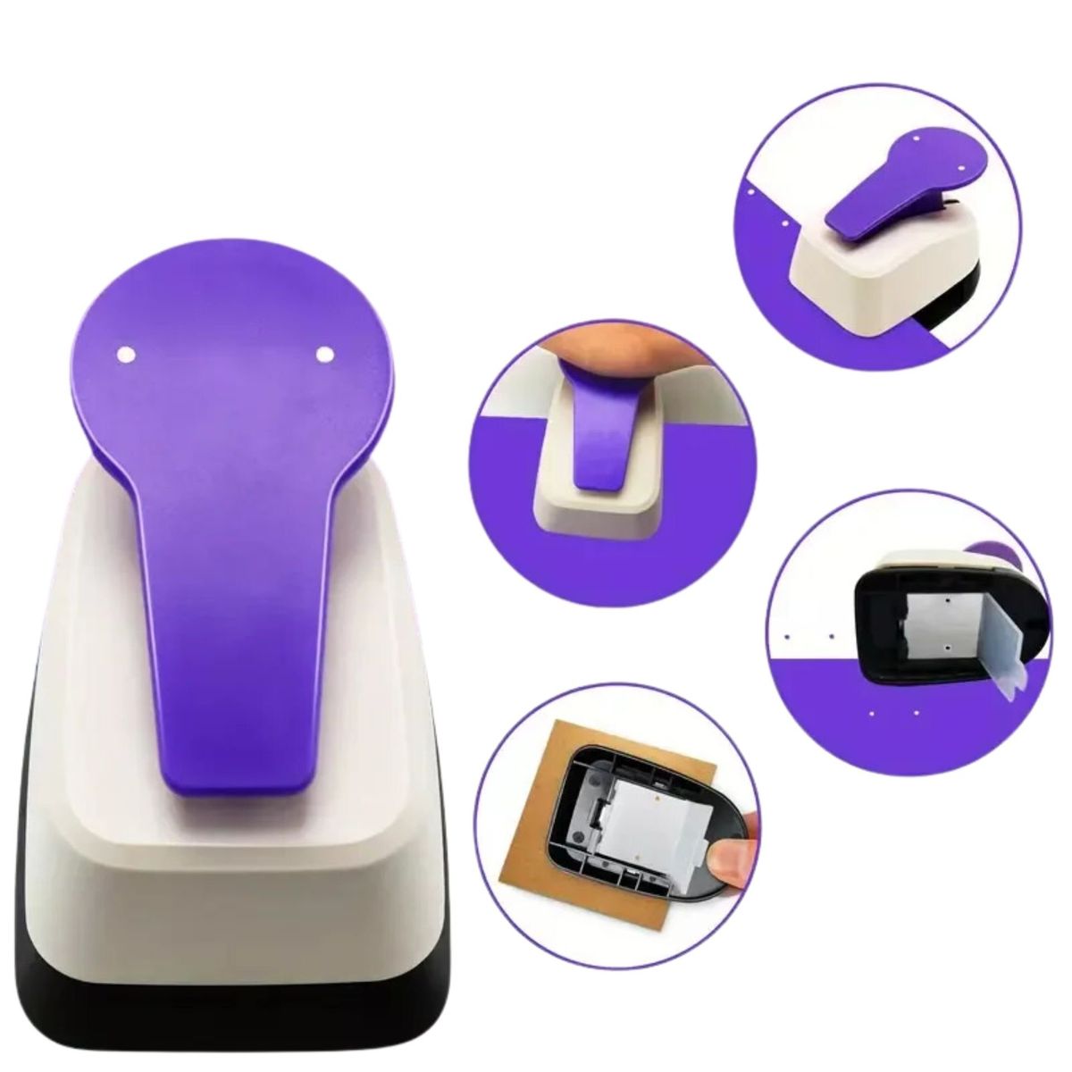 GENERICO - Perforadora De Tarjetas Para Aretes De 1 Pulgada