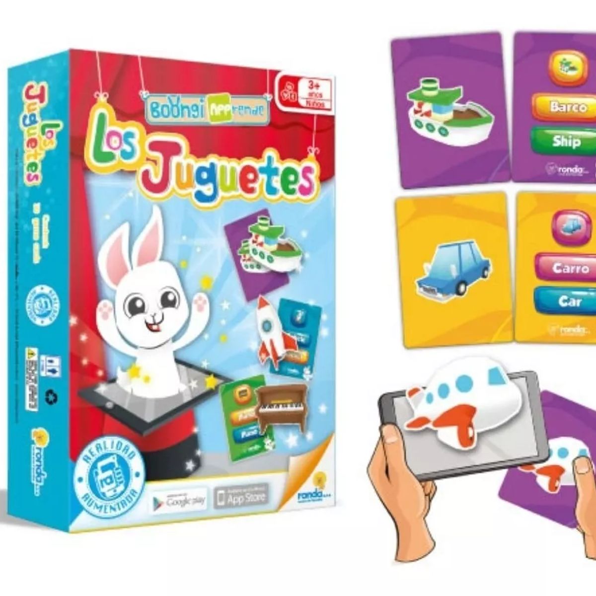 JUGANDO Y EDUCANDO - Juego Didáctico Los Juguetes Realidad Aumentada Para Niños