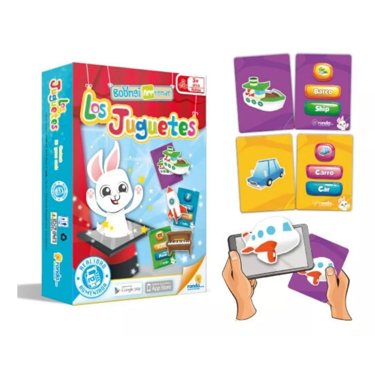 JUGANDO Y EDUCANDO - Juego Didáctico Los Juguetes Realidad Aumentada Para Niños
