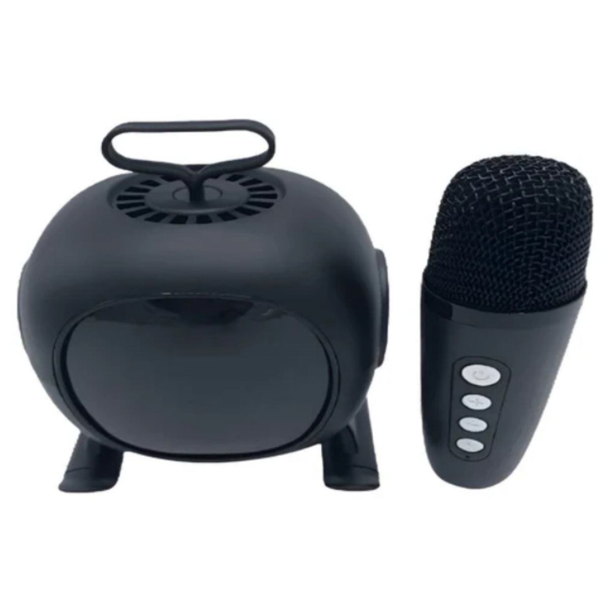 GENERICO - Mini Parlante Karaoke Bafle Micrófono Recargable Inalambrico Bluetooth