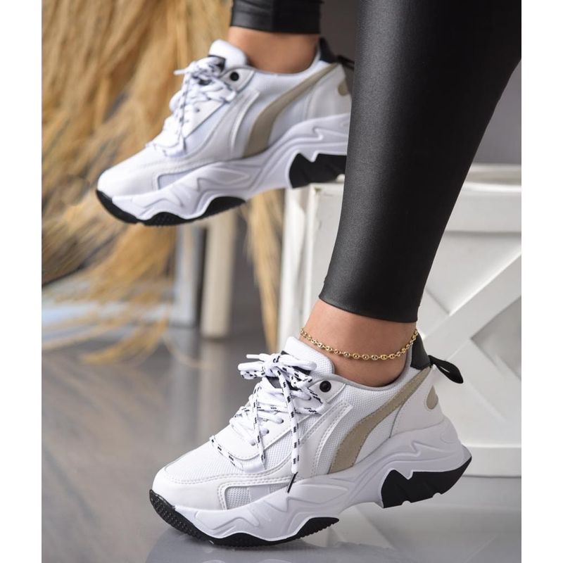 EVEGONZ - Tenis Deportivo de Mujer Tenis Blancos Cómodos