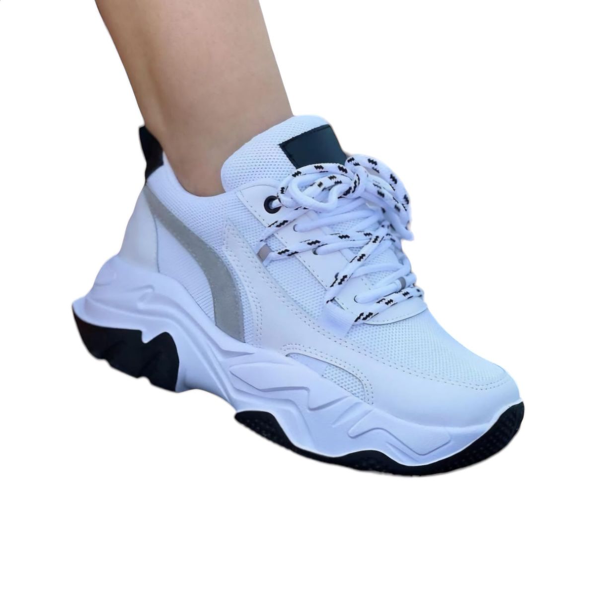 EVEGONZ - Tenis Deportivo de Mujer Tenis Blancos Cómodos