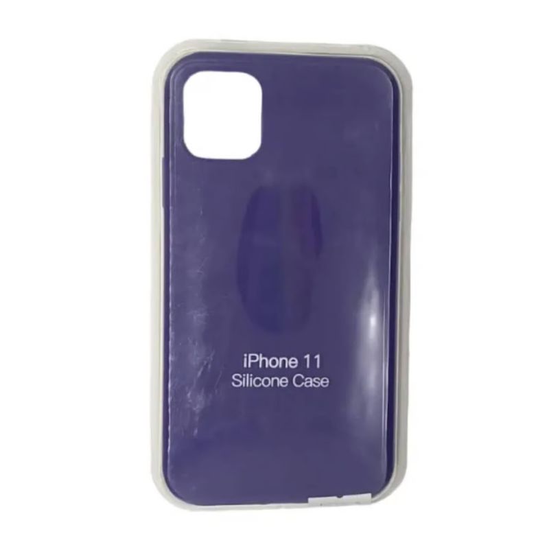 SPACE - Forro Silicone Case compatible con Iphone 11 Morado