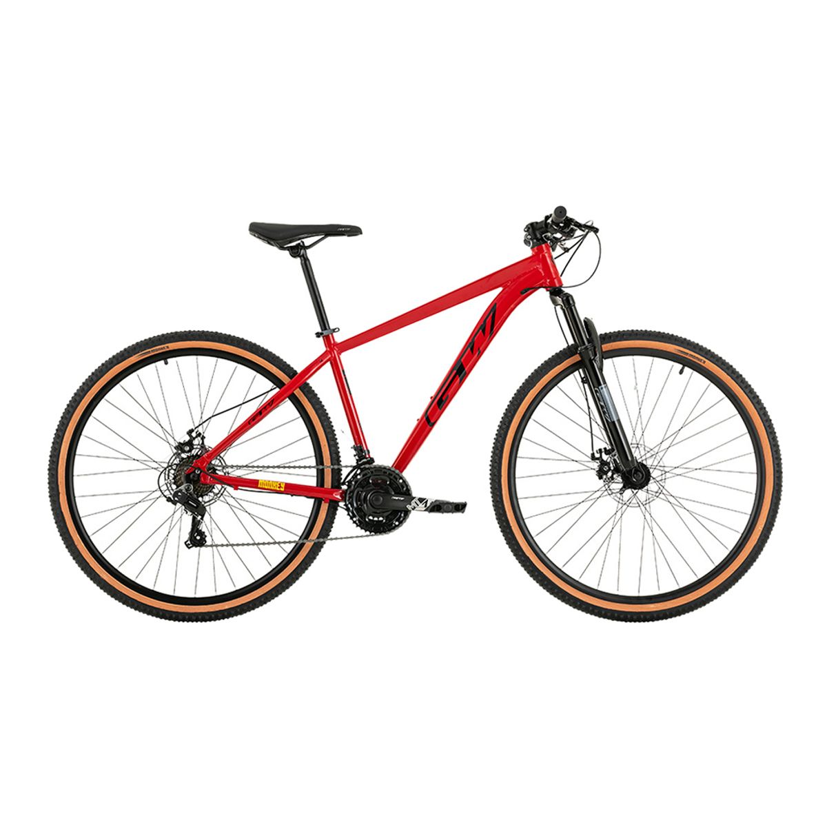 GW - Bicicleta MTB Rin 29 GW Monkey Rojo Talla 13