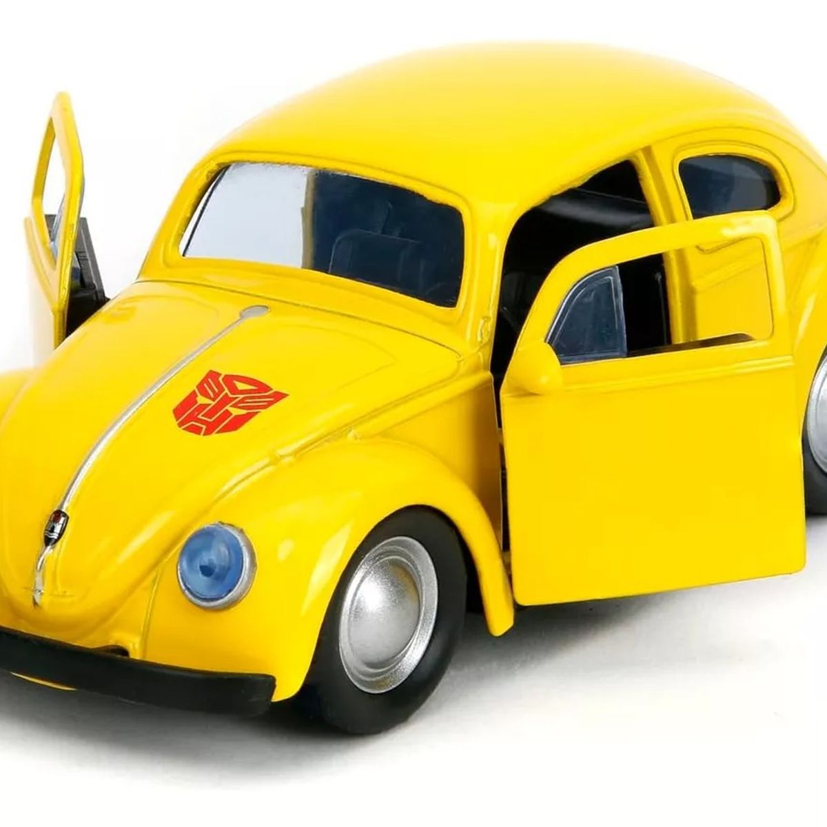 JADA TOYS - Bumblebee Volkswagen Beetle, Escala 1:32 Transformers 12 CM