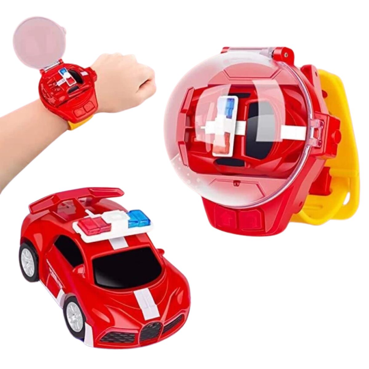 GENERICO - Carro Control Remoto Reloj Manilla Recargable Niño Carga Usb