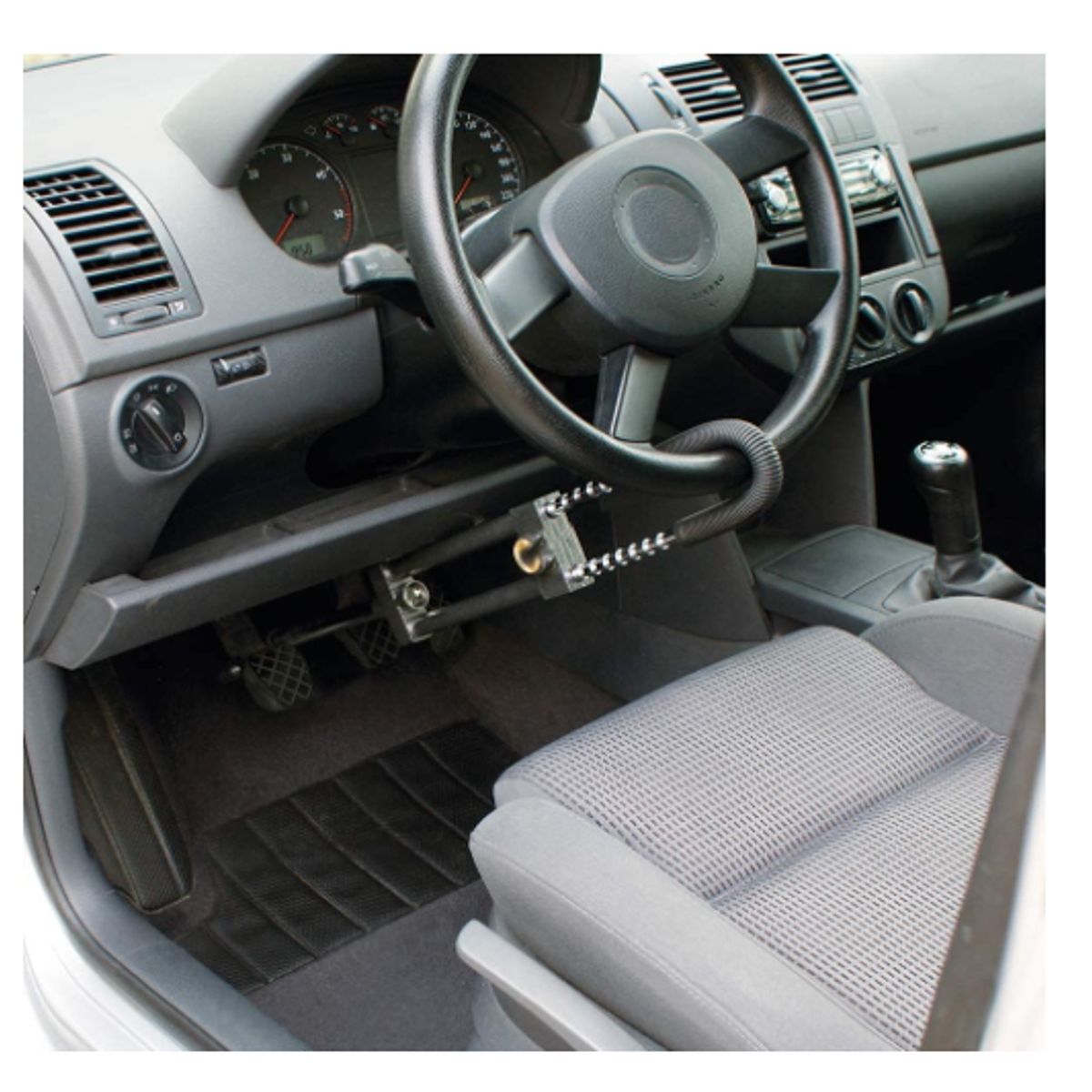 GENERICO - Seguro antirrobo bloqueo del pedal al volante