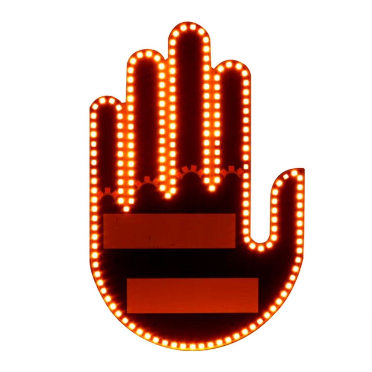 GENERICO - Señal de Mano Led para Carro con Luz de Gestos Mano y Dedos