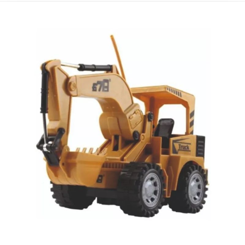 GENERICO - Juguete Retro Excavadora Control Remoto 886321 FullGan