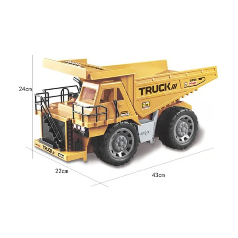 GENERICO - Juguete Volqueta Control Remoto Truck XM6819L FullGan