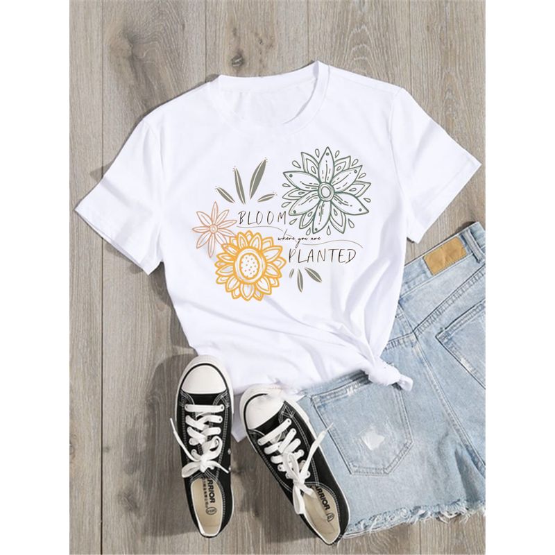 ISMI - Camiseta Mujer Estampado Planet Ismi