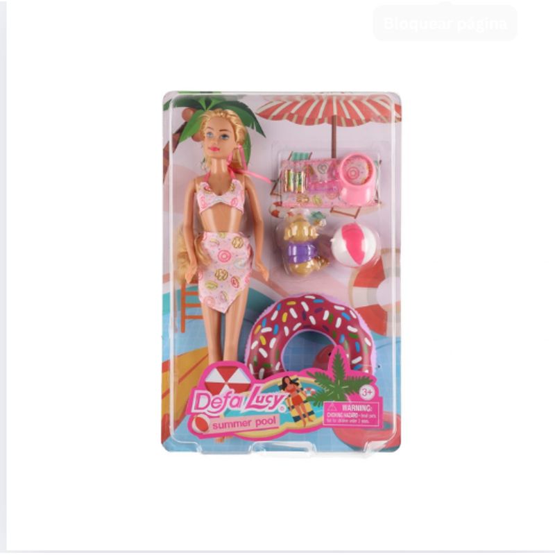 GENERICO - Muñeca Verano Con Flotador 8473 FullGan
