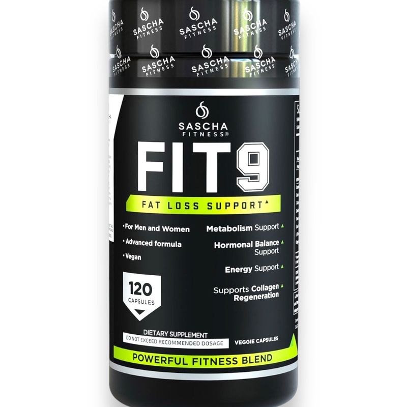 SASCHA FITNESS - Quemador fit9 120 caps  sascha fitness