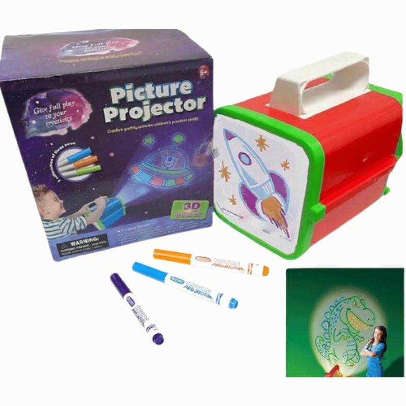 GENERICO - Juguete Tabla Proyector Dibujo 3d Imágenes Infantil Creativo
